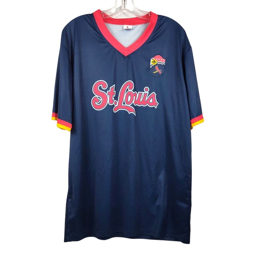 St Louis Cardinals XL Soccer Football FC Jersey MLB Cards